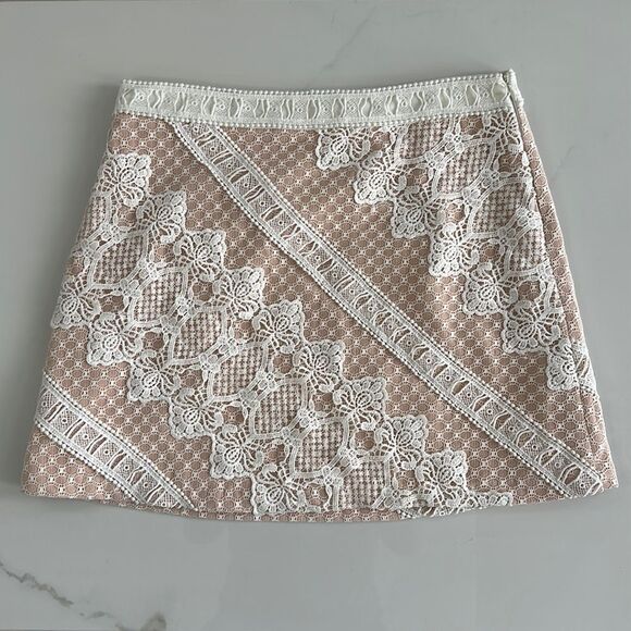 Endless Rose Dresses & Skirts - Endless Rose Crochet Lace Mini Skirt Size Medium